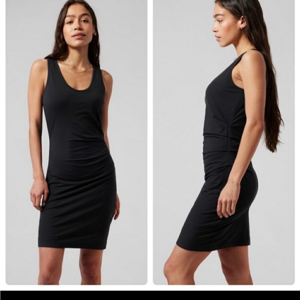 Athleta Black Della Dress Size Small NWT
